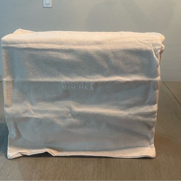 Badgley Mischka Ivory Satin Everafter Wedding Bridal Heel Sandal Size 5.5 - Picture 12 of 13